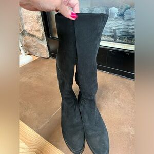 La Canadienne Women's Jennifer Tall Boots Black Suede, Size 9 M